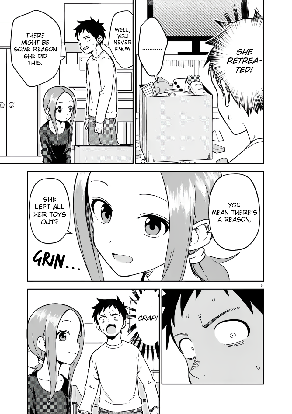 Karakai Jouzu no (Moto) Takagi-san Chapter 215 5